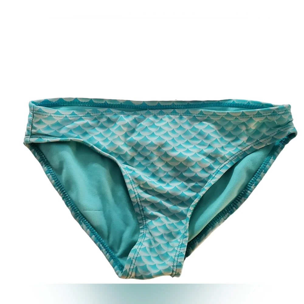 Girls Mermaid On Duty‎ Tankini Black And Turquoise Size M (7/8)
